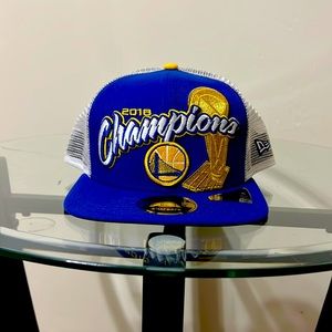 Blue and yellow New Era SnapBack.